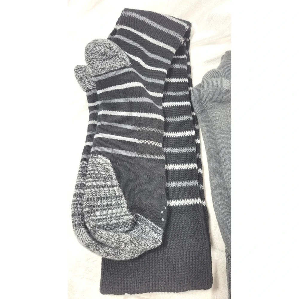 Tommie Copper 4pk Ultra & Infra WOTC Compression Socks - Gray Neutrals - XL